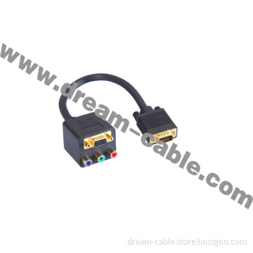 VGA 15pin Male to RGB Conversion Cable